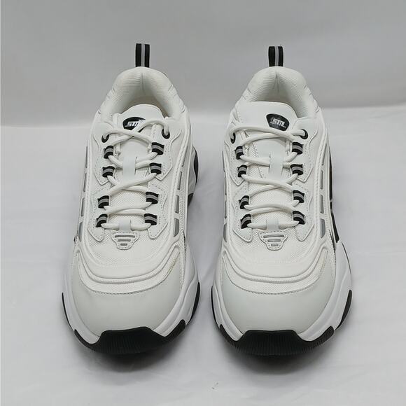 Steve Madden Flex Women's Sneakers Size 10M White/Black Low Top Running Shoes - Picture 2 of 10